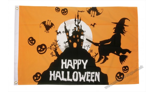 Halloween Orange Flag